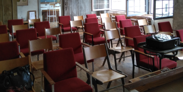 View of chairs in a room